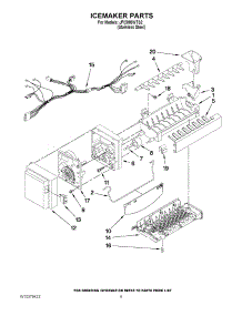 05 - Icemaker Parts parts for Jenn-Air Refrigerator JFI2089WTS2 from AppliancePartsPros.com