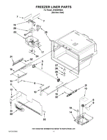 06 - Freezer Liner Parts parts for Jenn-Air Refrigerator JFI2089WES3 from AppliancePartsPros.com