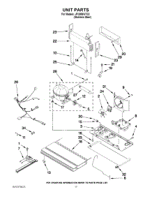 10 - Unit Parts parts for Jenn-Air Refrigerator JFI2089WTS2 from AppliancePartsPros.com