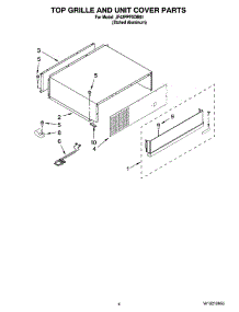 03 - Top Grille And Unit Cover Parts parts for Maytag Refrigerator JF42PPFXDB01 from AppliancePartsPros.com