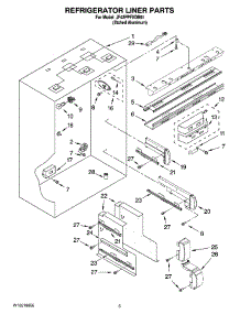 04 - Refrigerator Liner Parts parts for Maytag Refrigerator JF42PPFXDB01 from AppliancePartsPros.com