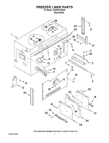 05 - Freezer Liner Parts parts for Maytag Refrigerator JF42NXFXDW00 from AppliancePartsPros.com