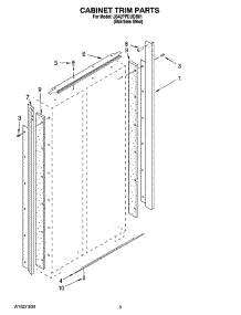 02 - Cabinet Trim Parts parts for Maytag Refrigerator JS42PPDUDB01 from AppliancePartsPros.com
