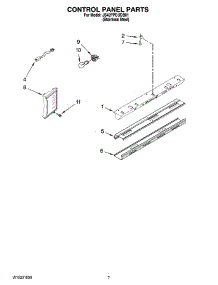 05 - Control Panel Parts parts for Maytag Refrigerator JS42PPDUDB01 from AppliancePartsPros.com