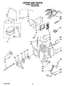 13 - Upper Unit Parts parts for Maytag Refrigerator JS42PPDUDB01 from AppliancePartsPros.com