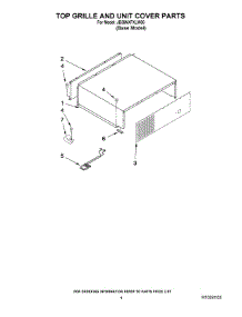 03 - Top Grille And Unit Cover Parts parts for Maytag Refrigerator JB36NXFXLW00 from AppliancePartsPros.com
