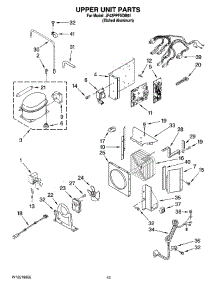 09 - Upper Unit Parts parts for Maytag Refrigerator JF42PPFXDB01 from AppliancePartsPros.com