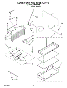 10 - Lower Unit And Tube Parts parts for Maytag Refrigerator JF42PPFXDB01 from AppliancePartsPros.com