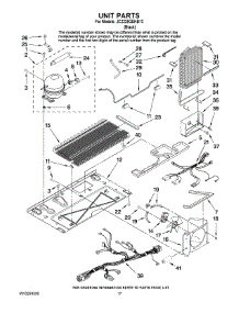 11 - Unit Parts parts for Maytag Refrigerator JC2225GEKB13 from AppliancePartsPros.com
