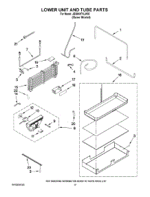 10 - Lower Unit And Tube Parts parts for Maytag Refrigerator JB36NXFXLW00 from AppliancePartsPros.com