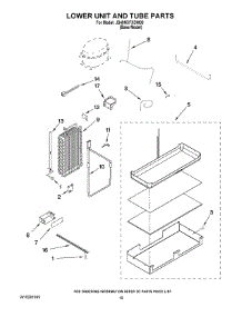 12 - Lower Unit And Tube Parts parts for Maytag Refrigerator JS48NXFXDW00 from AppliancePartsPros.com