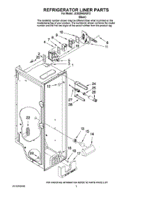 02 - Refrigerator Liner Parts parts for Maytag Refrigerator JS2628HEKB13 from AppliancePartsPros.com