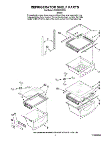 03 - Refrigerator Shelf Parts parts for Maytag Refrigerator JS2628HEKB13 from AppliancePartsPros.com