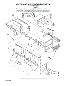 05 - Motor And Ice Container Parts parts for Maytag Refrigerator JS2628HEKB13 from AppliancePartsPros.com