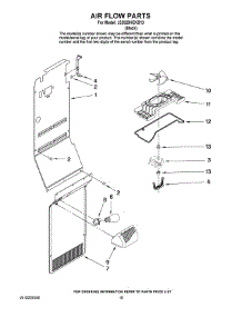 09 - Air Flow Parts parts for Maytag Refrigerator JS2628HEKB13 from AppliancePartsPros.com