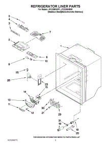 03 - Refrigerator Liner Parts parts for Maytag Refrigerator JFC2290VEM1 from AppliancePartsPros.com