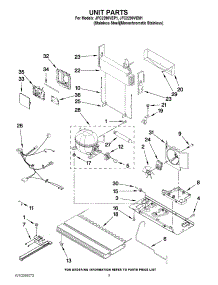 05 - Unit Parts parts for Maytag Refrigerator JFC2290VEM1 from AppliancePartsPros.com