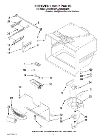 02 - Freezer Liner Parts parts for Maytag Refrigerator JFC2290VEP1 from AppliancePartsPros.com