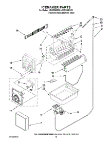 07 - Icemaker Parts parts for Maytag Refrigerator JBR2286KES3 from AppliancePartsPros.com