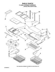 06 - Shelf Parts parts for Maytag Refrigerator JBL2286KES3 from AppliancePartsPros.com