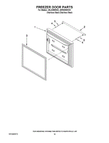08 - Freezer Door Parts parts for Maytag Refrigerator JBL2286KES3 from AppliancePartsPros.com