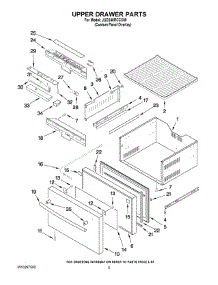03 - Upper Drawer Parts parts for Maytag Ingredient Center JUD248RCCX00 from AppliancePartsPros.com