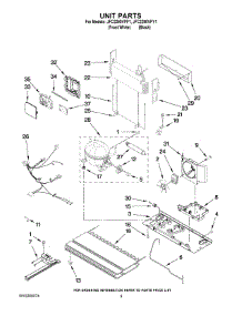 05 - Unit Parts parts for Maytag Refrigerator JFC2290VPY1 from AppliancePartsPros.com