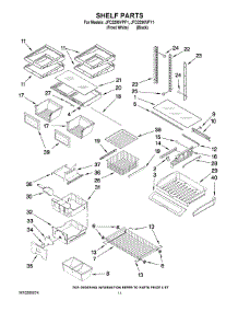 06 - Shelf Parts parts for Maytag Refrigerator JFC2290VPY1 from AppliancePartsPros.com