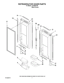 04 - Refrigerator Door Parts parts for Maytag Refrigerator JFC2290VTB1 from AppliancePartsPros.com