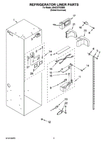 04 - Refrigerator Liner Parts parts for Maytag Refrigerator JS42CXFXDB00 from AppliancePartsPros.com