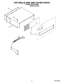 06 - Top Grille And Unit Cover Parts parts for Maytag Refrigerator JS42CXFXDB00 from AppliancePartsPros.com