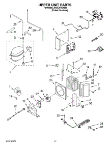11 - Upper Unit Parts parts for Maytag Refrigerator JS42CXFXDB00 from AppliancePartsPros.com
