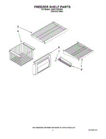 03 - Freezer Shelf Parts parts for Maytag Refrigerator JS48CXDBDB01 from AppliancePartsPros.com