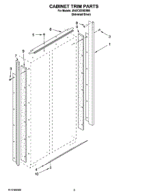 02 - Cabinet Trim Parts parts for Maytag Refrigerator JS42CXDUDB00 from AppliancePartsPros.com