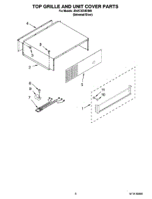 06 - Top Grille And Unit Cover Parts parts for Maytag Refrigerator JS42CXDUDB00 from AppliancePartsPros.com