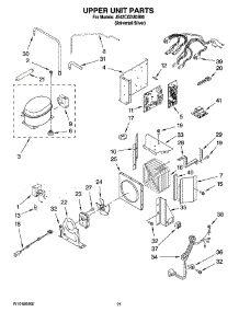 13 - Upper Unit Parts parts for Maytag Refrigerator JS42CXDUDB00 from AppliancePartsPros.com