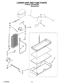 14 - Lower Unit And Tube Parts parts for Maytag Refrigerator JS42CXDUDB00 from AppliancePartsPros.com
