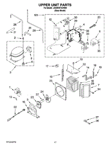 11 - Upper Unit Parts parts for Maytag Refrigerator JS42NXFXDW00 from AppliancePartsPros.com