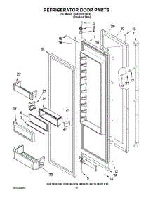 10 - Refrigerator Door Parts parts for Maytag Refrigerator JS48SEDUDW00 from AppliancePartsPros.com