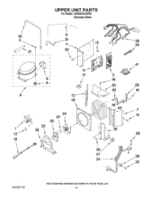 13 - Upper Unit Parts parts for Maytag Refrigerator JS42SEDUDW00 from AppliancePartsPros.com