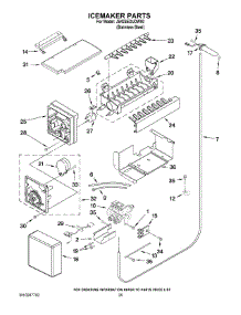 15 - Icemaker Parts parts for Maytag Refrigerator JS42SEDUDW00 from AppliancePartsPros.com