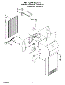 07 - Air Flow Parts parts for Maytag Refrigerator JCB2585WEP00 from AppliancePartsPros.com