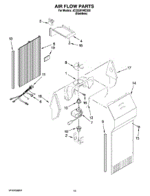 09 - Air Flow Parts parts for Maytag Refrigerator JCD2591WES00 from AppliancePartsPros.com