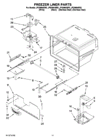 06 - Freezer Liner Parts parts for Maytag Refrigerator JFI2089AEB2 from AppliancePartsPros.com