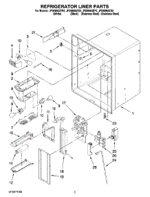 02 - Refrigerator Liner Parts parts for Maytag Refrigerator JFI2089AEW2 from AppliancePartsPros.com