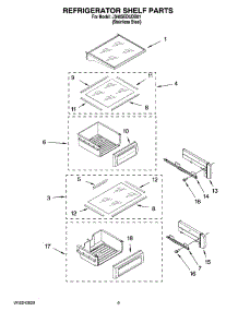 07 - Refrigerator Shelf Parts parts for Maytag Refrigerator JS48SEDUDB01 from AppliancePartsPros.com