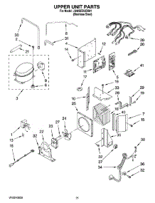13 - Upper Unit Parts parts for Maytag Refrigerator JS48SEDUDB01 from AppliancePartsPros.com