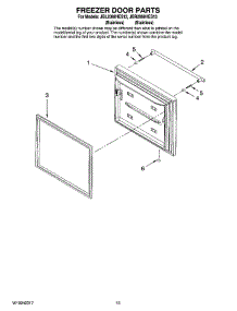 08 - Freezer Door Parts, Optional Parts parts for Maytag Refrigerator JBL2088HES13 from AppliancePartsPros.com