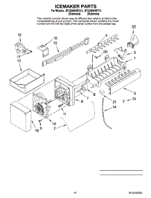 08 - Icemaker Parts, Optional Parts (Not Included) parts for Maytag Refrigerator JFC2089HEP13 from AppliancePartsPros.com