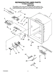 03 - Refrigerator Liner Parts parts for Maytag Refrigerator JFC2070KRS12 from AppliancePartsPros.com